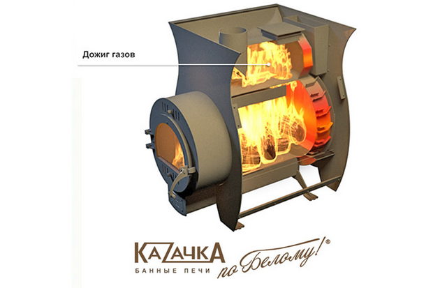 Печь с дожигом газов &laquo;Казачка&raquo;